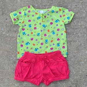 Hanna Andersson Top and Shorts